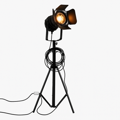 Retro Industrial Spotlight Floor Lamp