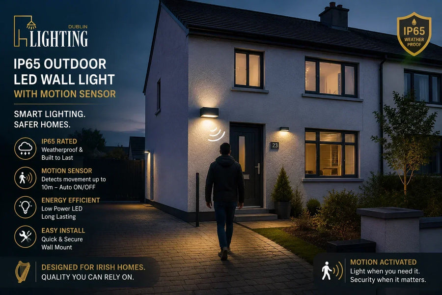 Outdoor Lights Ireland 2026: Wall, Flood and Motion Sensor Picks for Irish Weather
