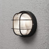 Industrial Porthole Wall Light ABS Striated Glass E27 Max 60W