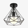 Black Scandinavian Birdcage Ceiling Light
