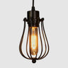 Industrial Pendant Light Metal Black E27