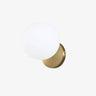 Glass Ball Wall Light, Gold Frame, E27
