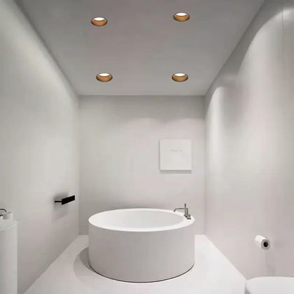 LED Recessed Borderless Downlight Aluminium 7W 10W 12W Black White