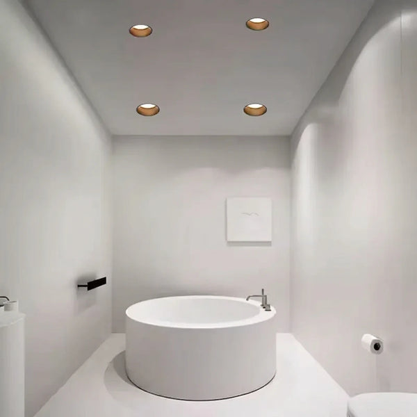 LED Recessed Borderless Downlight Aluminium 7W 10W 12W Black White
