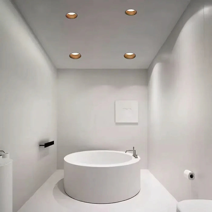 LED Recessed Borderless Downlight Aluminium 7W 10W 12W Black White