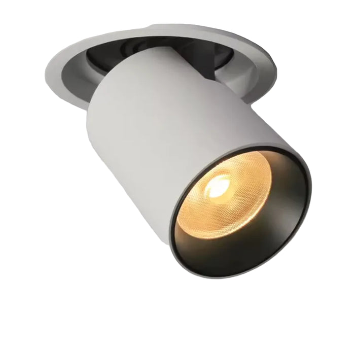 LED Recessed COB Downlight Rotatable Round 9W White