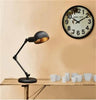 Black Industrial Table Lamp All-Black Adjustable Height E27 10W
