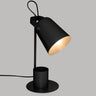 Industrial Spot Desk Lamp, E14, Black Iron, Pencil Holder Base, 34cm