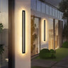 Slate — Black Aluminium LED Wall Bar, IP65, S to XXL