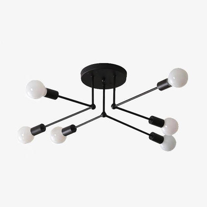 Retro Multi-Light Metal Ceiling Light