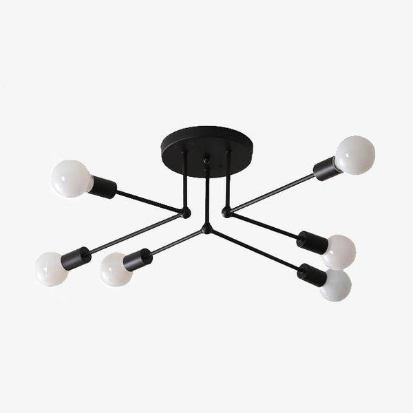 Retro Multi-Light Metal Ceiling Light