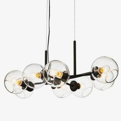 Glass Globe Chandelier