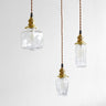 Alfred Brass Glass Pendant Light