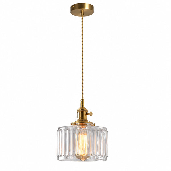 Art Deco Glass Pendant Light – E27