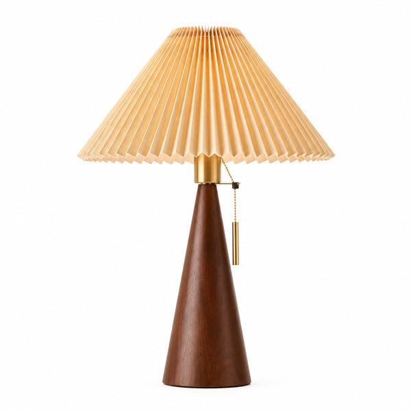 Japanese Wood and Paper E27 Table Lamp