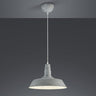 Concrete-Effect Iron Pendant Light E27 60W