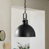 Industrial Bell Pendant Light Iron Matt Black E27 Ø30cm