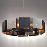 Industrial Circular Pendant Black & Grey — Ø60cm or Ø80cm