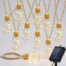 Solar Fairy String Lights Outdoor IP65 Warm White 8 Modes — 5.5m / 7.5m