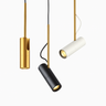Adjustable Spotlight Pendant Light — GU10 Aluminium, Black / White / Gold