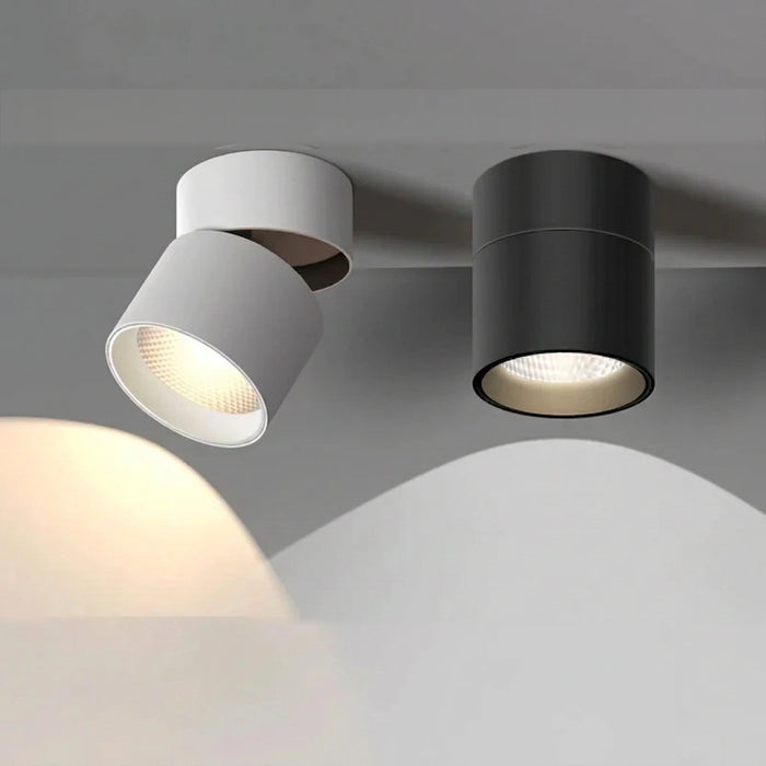 Foldable LED Downlight Spotlight 7W 10W 15W Metal Black White