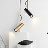 Adjustable Spotlight Pendant Light — GU10 Aluminium, Black / White / Gold