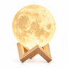 White Wood and ABS Table Lamp