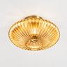 Ribbed Glass Wall & Ceiling Light – E27