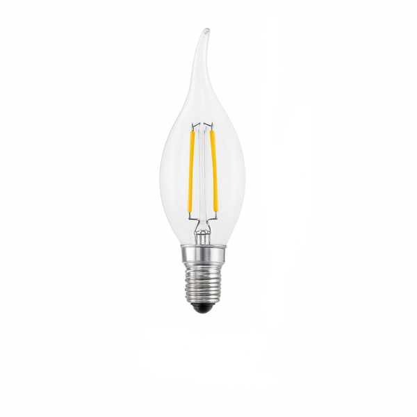 C35L Torpedo Candle LED Filament Bulb E14 2W–8W Warm & Cool White