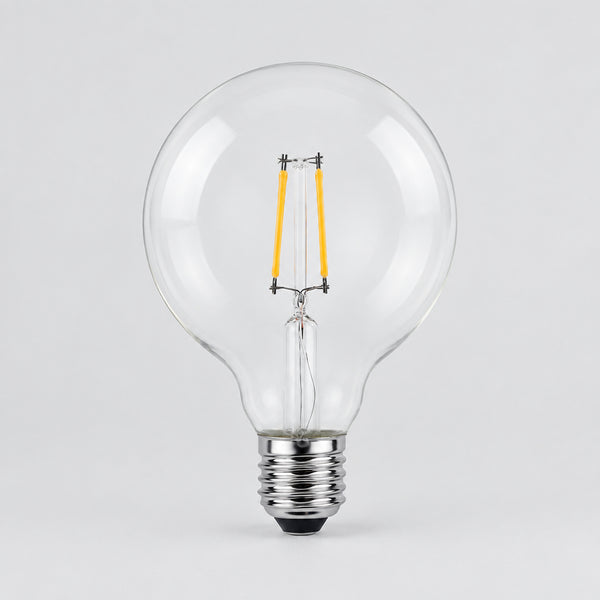 G95 LED Filament Globe Bulb E27 2W–8W Warm & Cool White