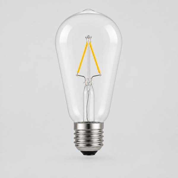 ST64 LED Filament Bulb E27 2W–8W Warm & Cool White