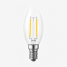 C35 Candle LED Filament Bulb E14 2W–8W Warm & Cool White