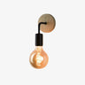 Industrial Wood and Metal Wall Light
