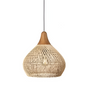 Hand-Woven Rattan E27 Pendant Light