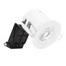 Fire Rated GU10 Downlight, Fixed, IP20, Acoustic Rated, White