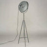 Industrial Loft Cinema Floor Lamp Concrete Grey Wood Metal E27 150cm