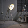 White Industrial Cinema Projector Floor Lamp White Metal E27