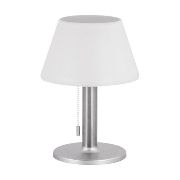 White IP44 Table Lamp 2W Neutral White 4000K Stainless Steel