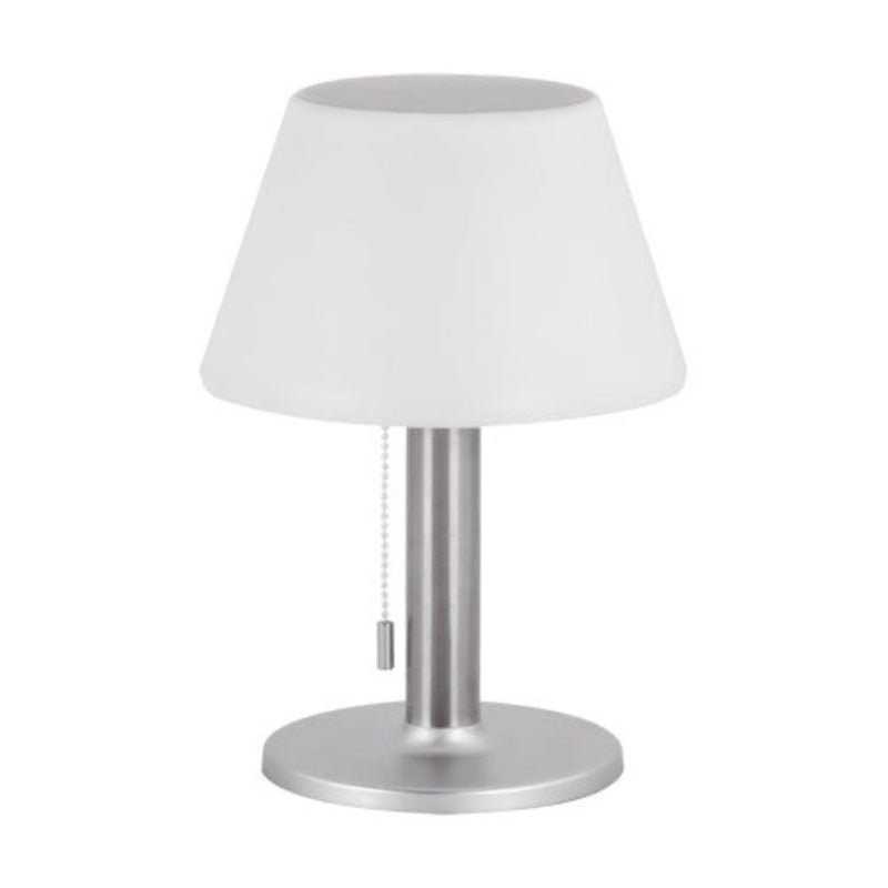 White IP44 Table Lamp 2W Neutral White 4000K Stainless Steel
