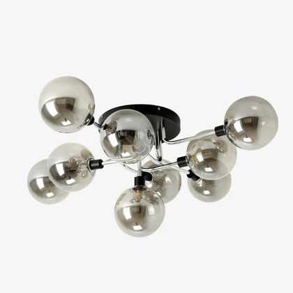 Glass Globe Branch Ceiling Light