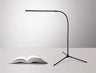 Minimalist Floor Lamp Aluminium USB LED 360° White or Black