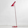 Industrial Design Red Floor Lamp Metal E27 1930s Style