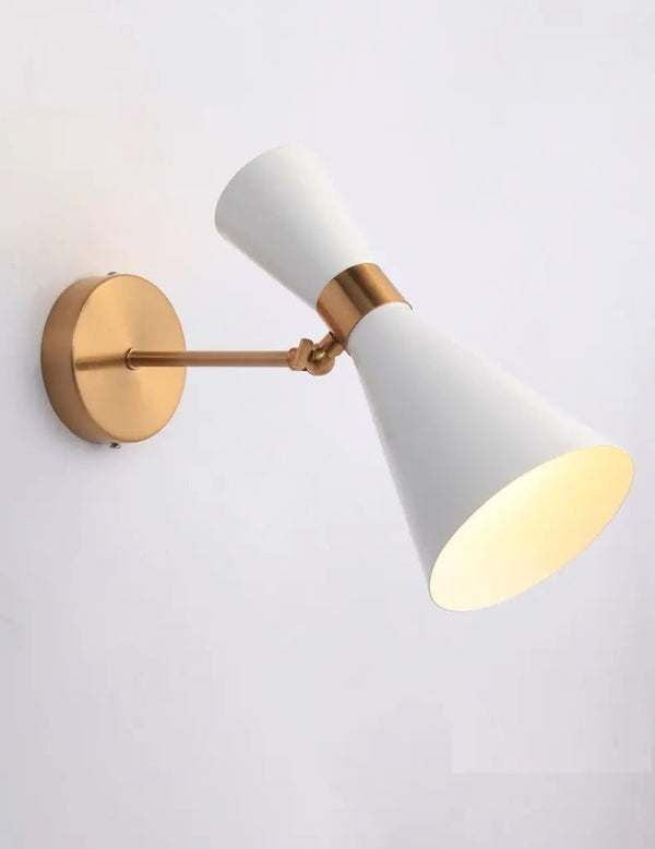 Adjustable Wall Light Metal Matte LED White Black