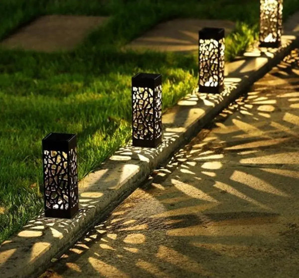 Moroccan Solar Garden Light ABS IP44 Filigree — Single to Set of 12