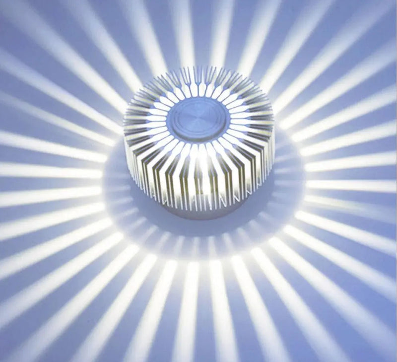 Sunflower LED Wall Light Petal Design Aluminium 8 Colours