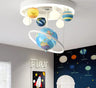 Planetary Chandelier Metal Acrylic LED 220V Kids Design