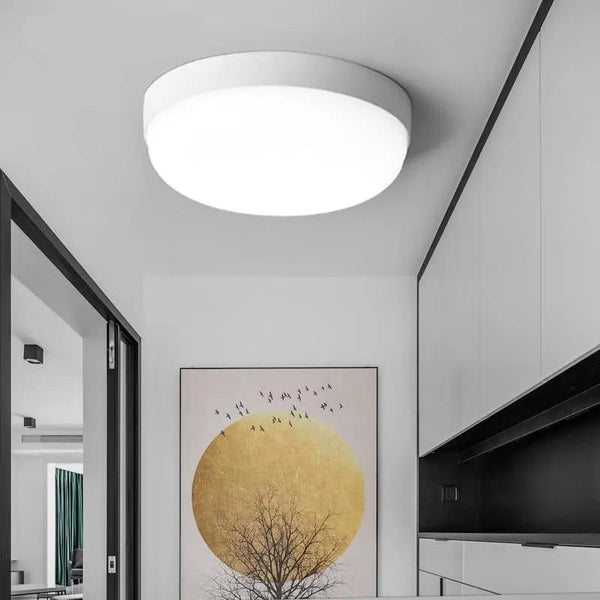 Waterproof LED Ceiling Light IP65 6 Sizes Round Oval