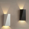 Modern Geometric Wall Light Iron LED 10W 3000K White Black