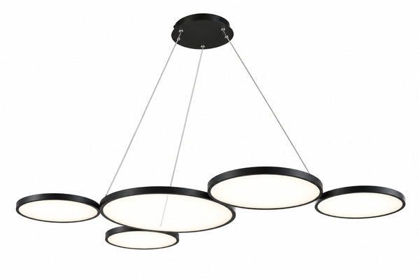 Art Deco LED Pendant Light Acrylic Aluminium IP44