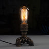 Vintage Metal Desk Lamp Aged Patina Foundry Finish E27 Hand-Assembled